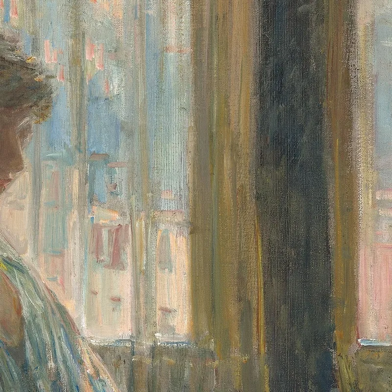 La Ventana De Nueva York Childe Hassam