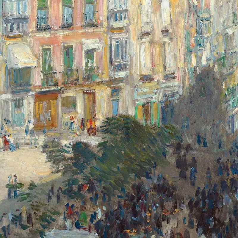 Vue D'Une Ville Du Sud De La France Childe Hassam