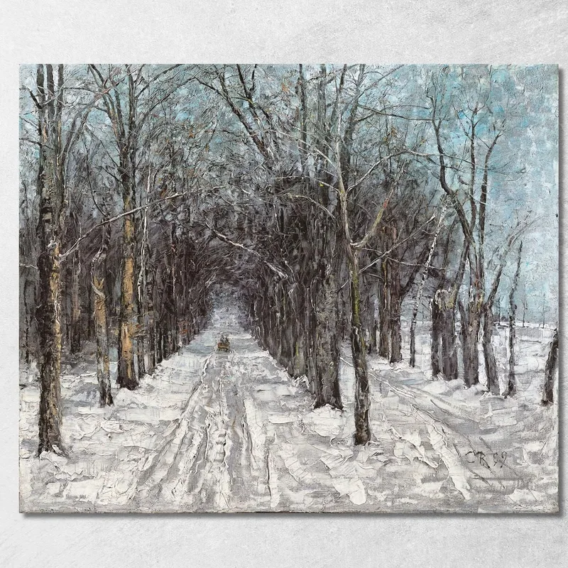 Belvedere-Allee In Weimar Christian Rohlfs drucken auf leinwand