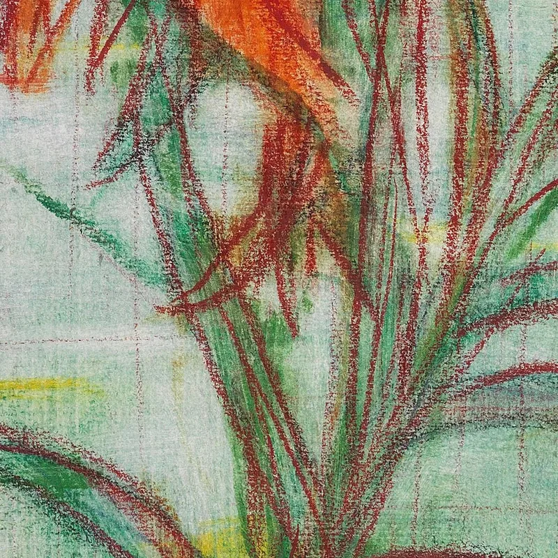 Natura Morta Con Fiori Christian Rohlfs