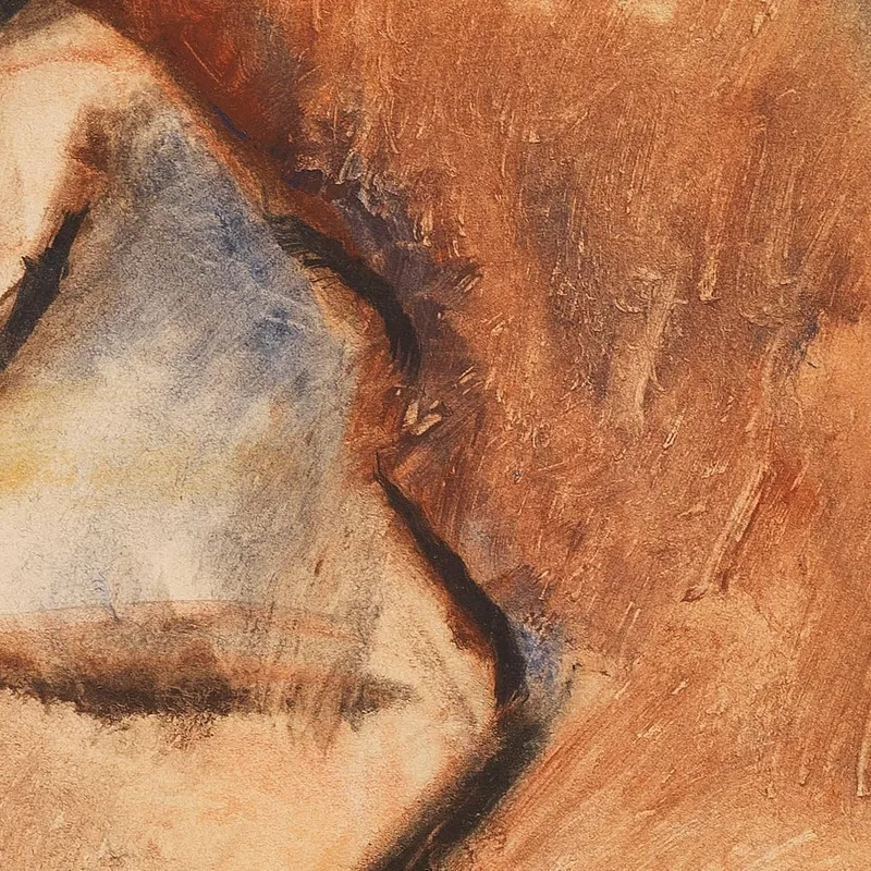 Desnudo Arrodillado Christian Rohlfs