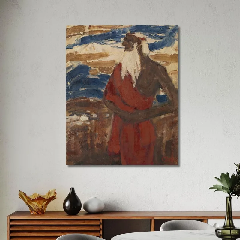 Moses Sieht Das Gelobte Land Christian Rohlfs