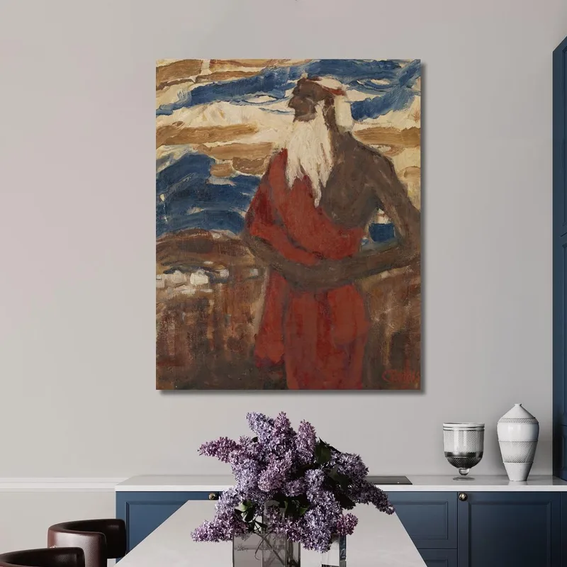 Moses Sieht Das Gelobte Land Christian Rohlfs
