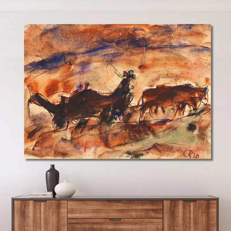 Ox Cart Christian Rohlfs