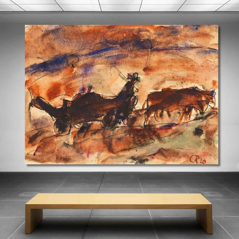 Ox Cart Christian Rohlfs