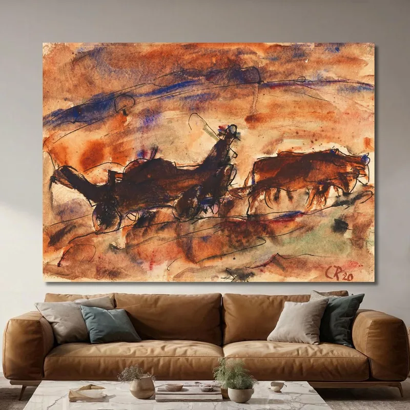 Ox Cart Christian Rohlfs