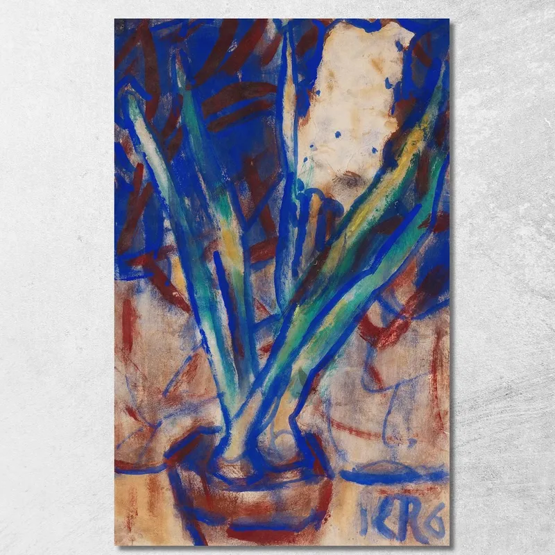 Giacinto Bianco Christian Rohlfs quadro stampa su tela