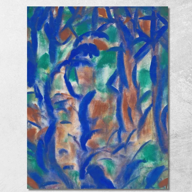 Paesaggio Della Vestfalia Christian Rohlfs quadro stampa su tela