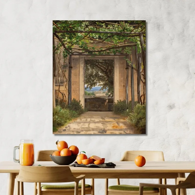 A Pergola Italy Christoffer Wilhelm Eckersberg