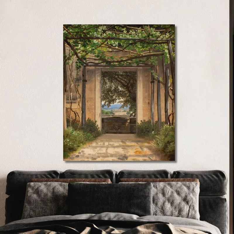 A Pergola Italy Christoffer Wilhelm Eckersberg