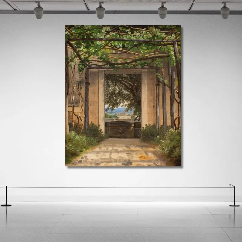 A Pergola Italy Christoffer Wilhelm Eckersberg