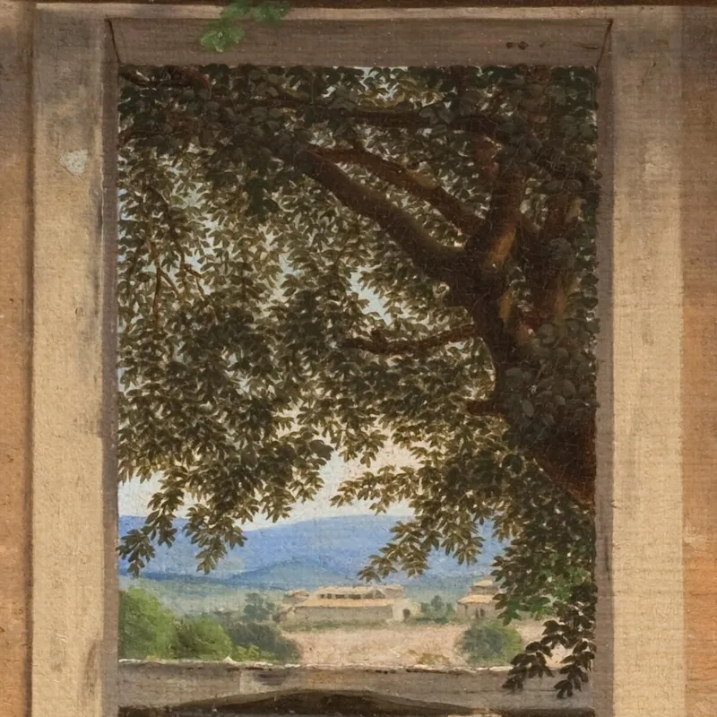 A Pergola Italy Christoffer Wilhelm Eckersberg