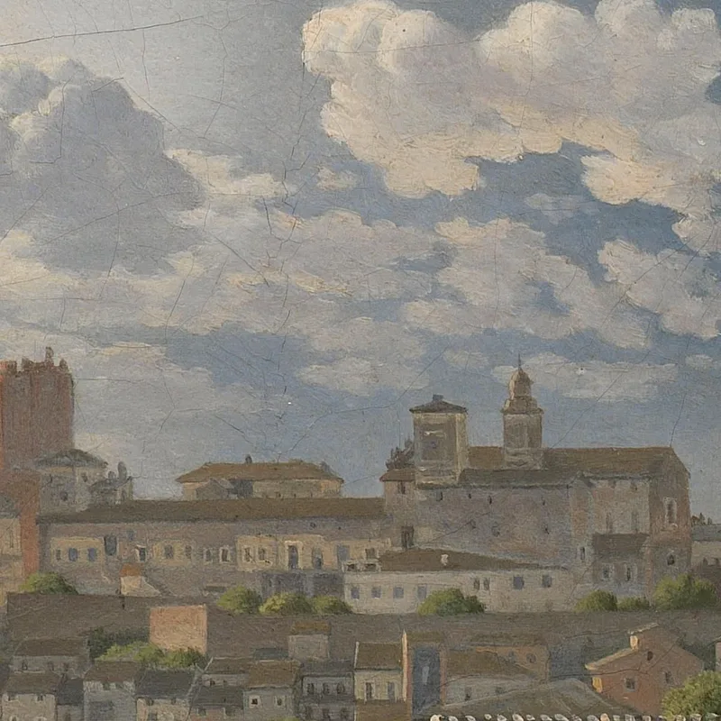A View Through Three Arches Of The Third Storey Of The Colosseum Christoffer Wilhelm Eckersberg