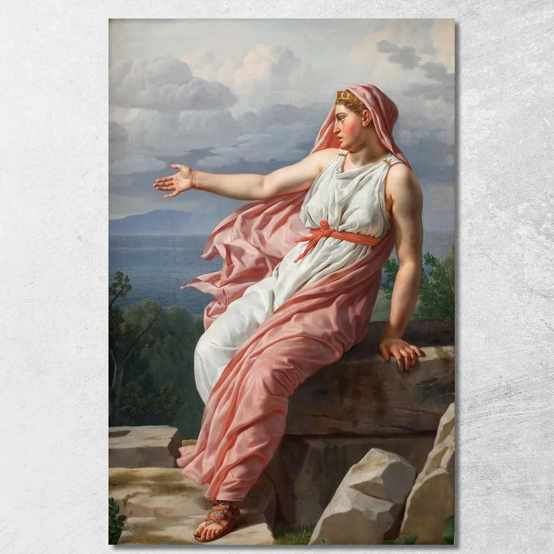 Alcyone'S Farewell To Her Husband Christoffer Wilhelm Eckersberg canvas print