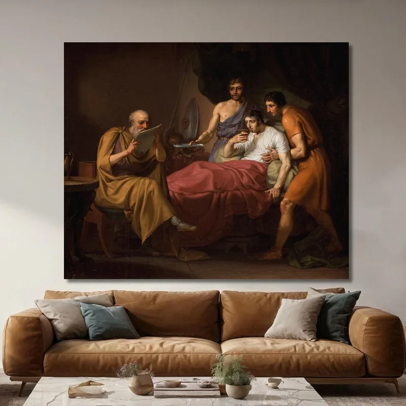 Alexander The Great On His Sickbed Christoffer Wilhelm Eckersberg