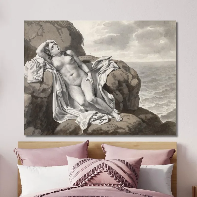 Andromeda Chained To A Rock Christoffer Wilhelm Eckersberg