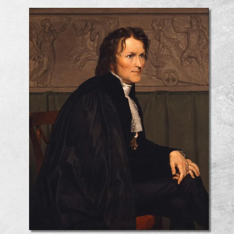 Bertel Thorvaldsen Christoffer Wilhelm Eckersberg canvas print