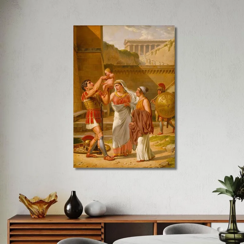 Hector'S Farewell To Andromache Christoffer Wilhelm Eckersberg
