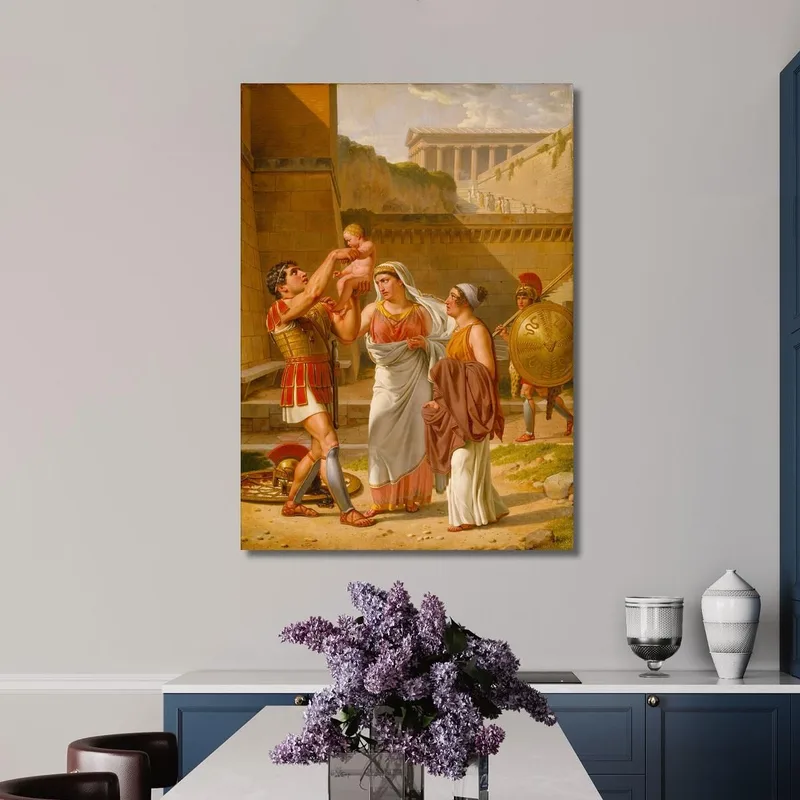 Hector'S Farewell To Andromache Christoffer Wilhelm Eckersberg