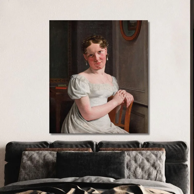 Julie Eckersberg Geb. Juel Die Zweite Ehefrau Des Künstlers Christoffer Wilhelm Eckersberg