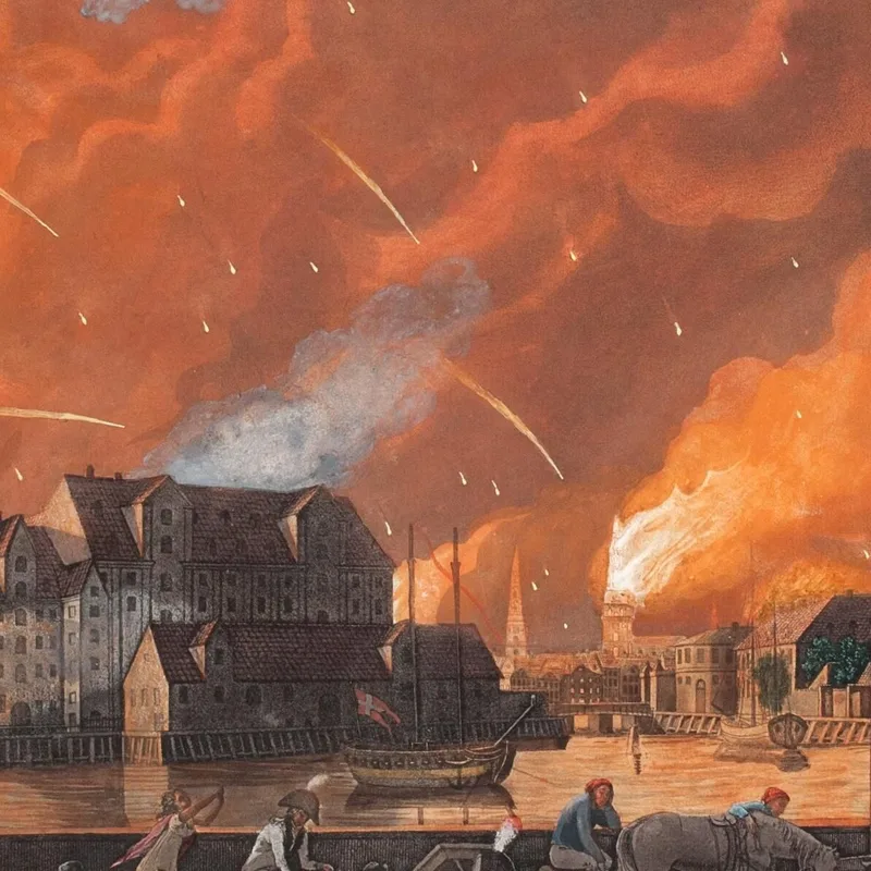 Copenhagen On The Night Between 4Th And 5Th September Christoffer Wilhelm Eckersberg