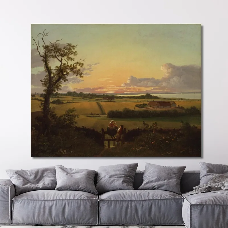 Landschaft Mit Einem Übertritt. Die Insel Møn Christoffer Wilhelm Eckersberg