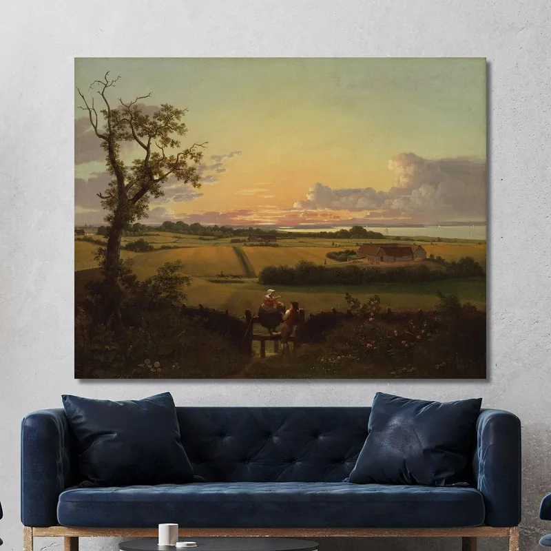 Landschaft Mit Einem Übertritt. Die Insel Møn Christoffer Wilhelm Eckersberg