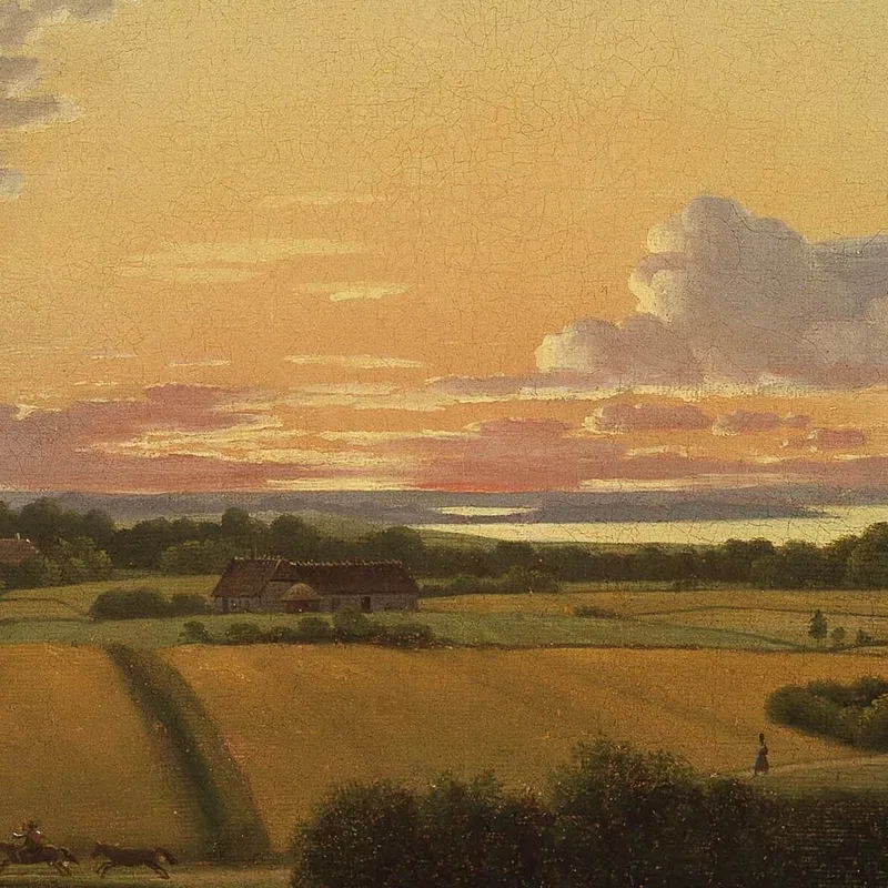 Landschaft Mit Einem Übertritt. Die Insel Møn Christoffer Wilhelm Eckersberg