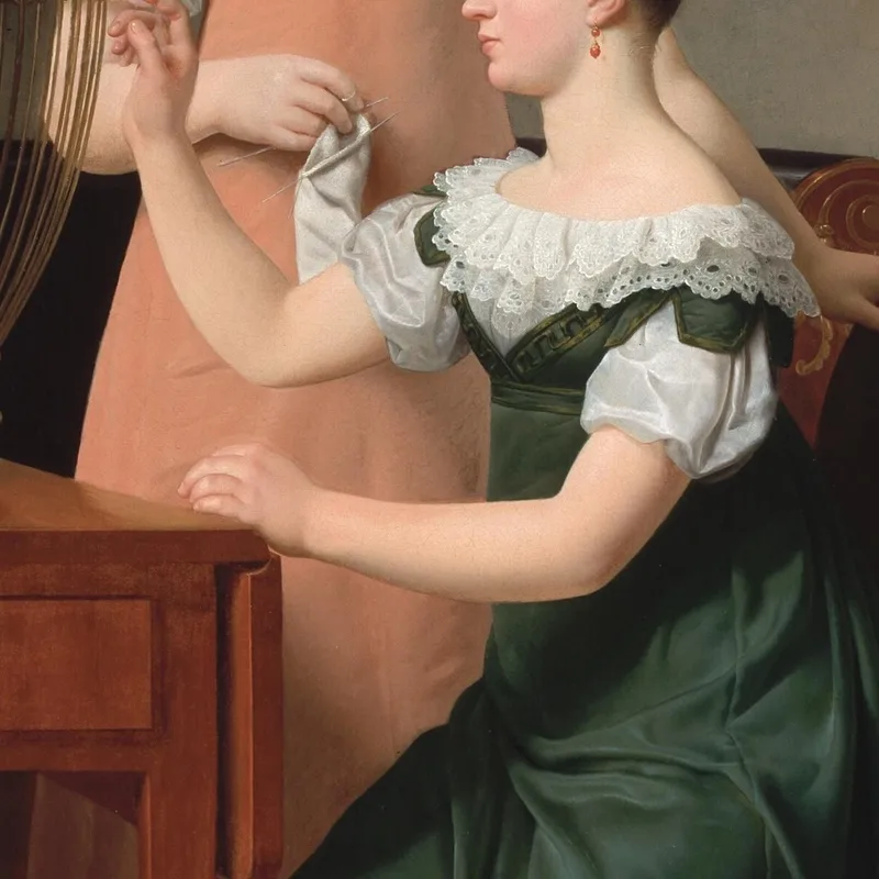 Mendel Levin Nathansons Ältere Töchter Bella Und Hanna Christoffer Wilhelm Eckersberg