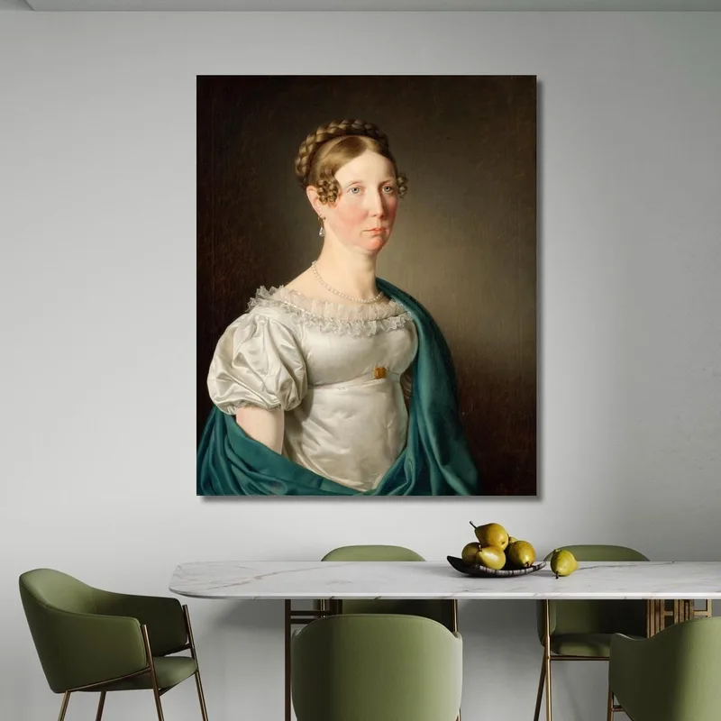 Portrait Of A Lady Christoffer Wilhelm Eckersberg