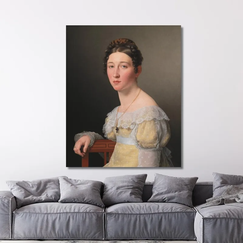 Portrait Of Emilie Henriette Massmann Christoffer Wilhelm Eckersberg