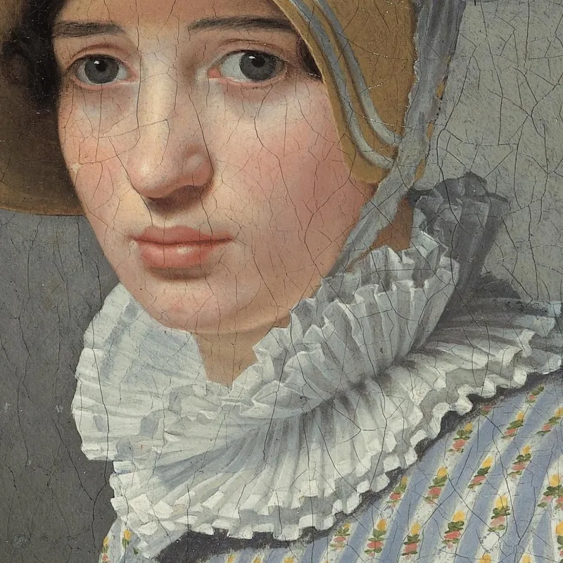 Portrait Of The Model Maddalena Or Anna Maria Uhden Christoffer Wilhelm Eckersberg
