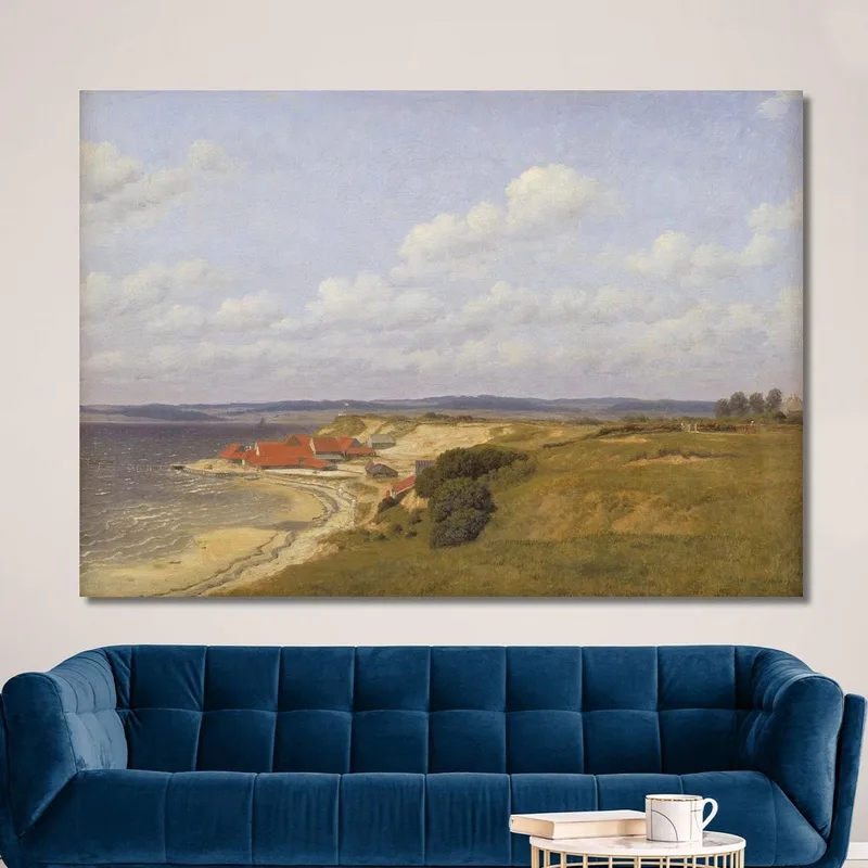 Renbjærg Tileworks By Flensburg Fjord Christoffer Wilhelm Eckersberg