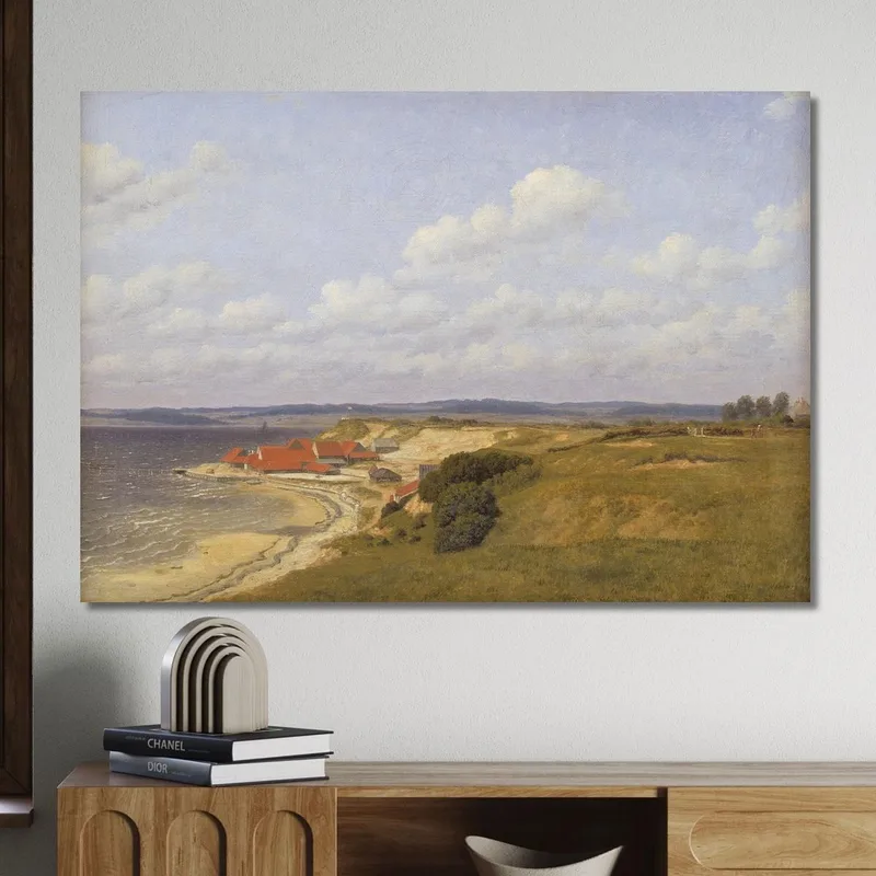 Renbjærg Tileworks By Flensburg Fjord Christoffer Wilhelm Eckersberg