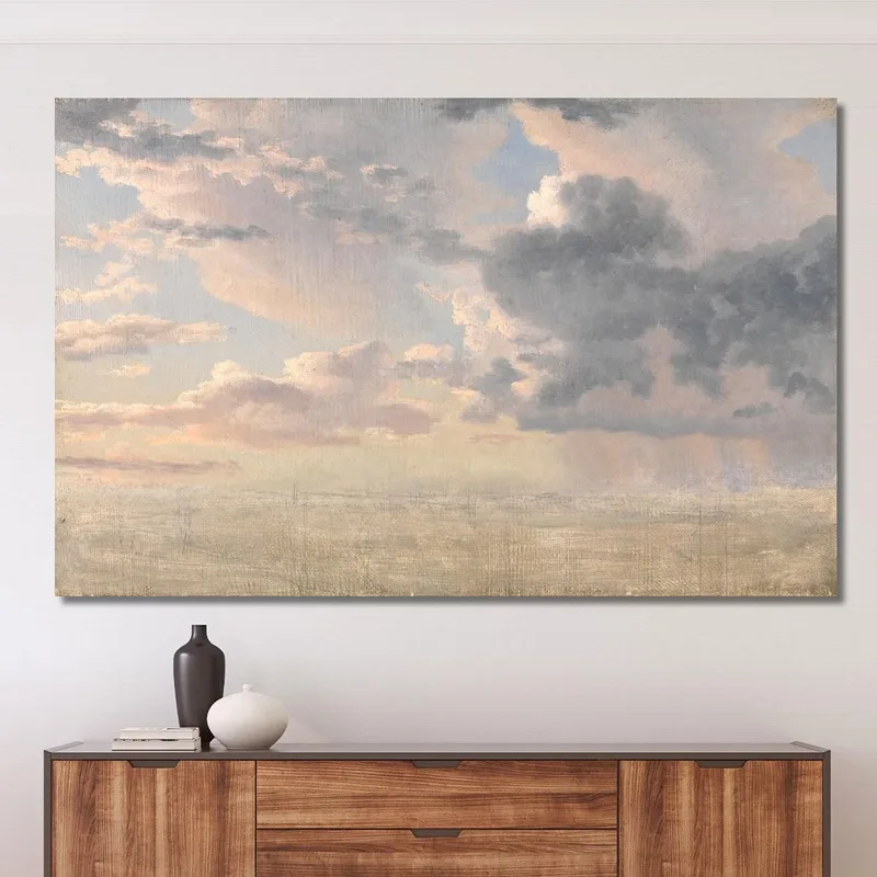 Studie Von Wolken Über Dem Sund Christoffer Wilhelm Eckersberg