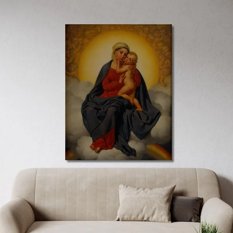 The Virgin And Child Christoffer Wilhelm Eckersberg