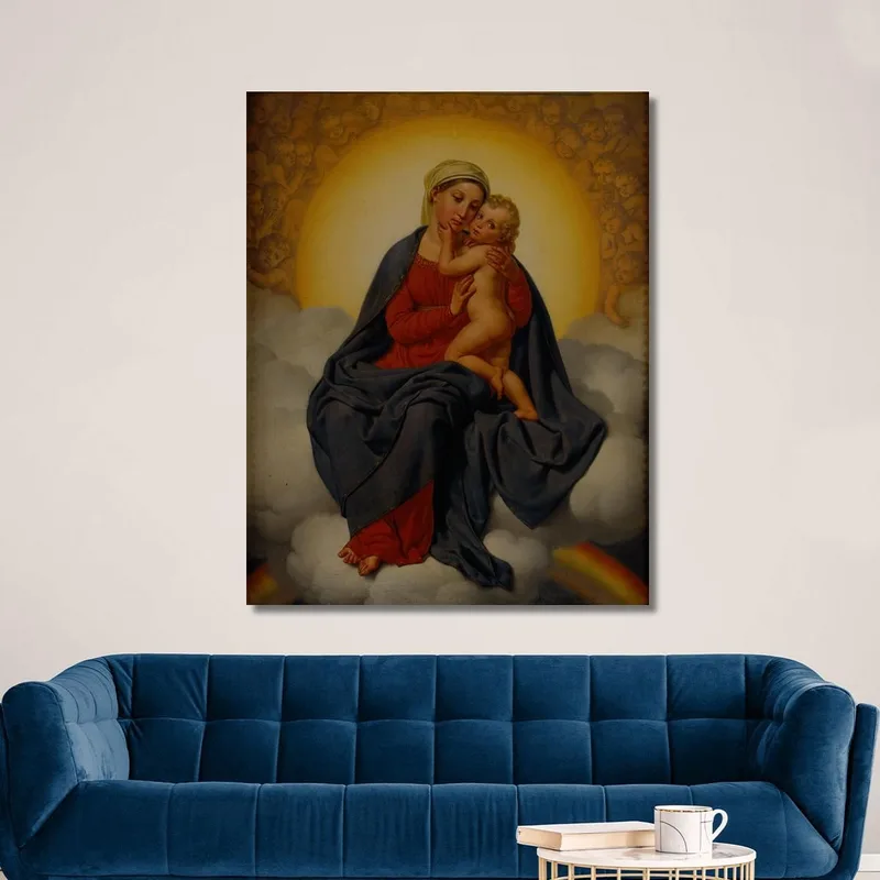 The Virgin And Child Christoffer Wilhelm Eckersberg