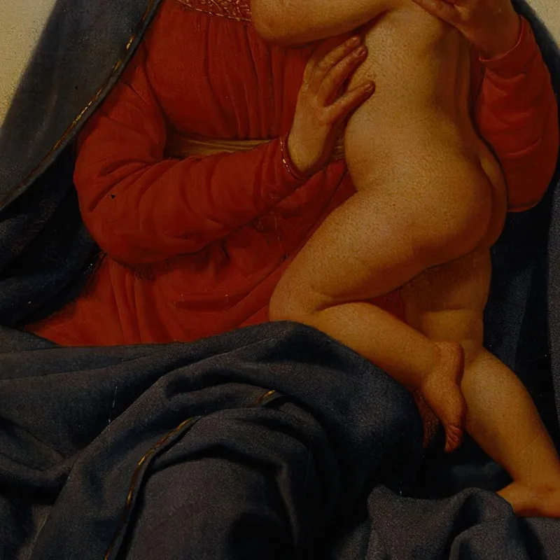 The Virgin And Child Christoffer Wilhelm Eckersberg
