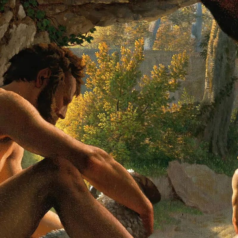 Ulises Huyendo De La Cueva De Polifemo Christoffer Wilhelm Eckersberg