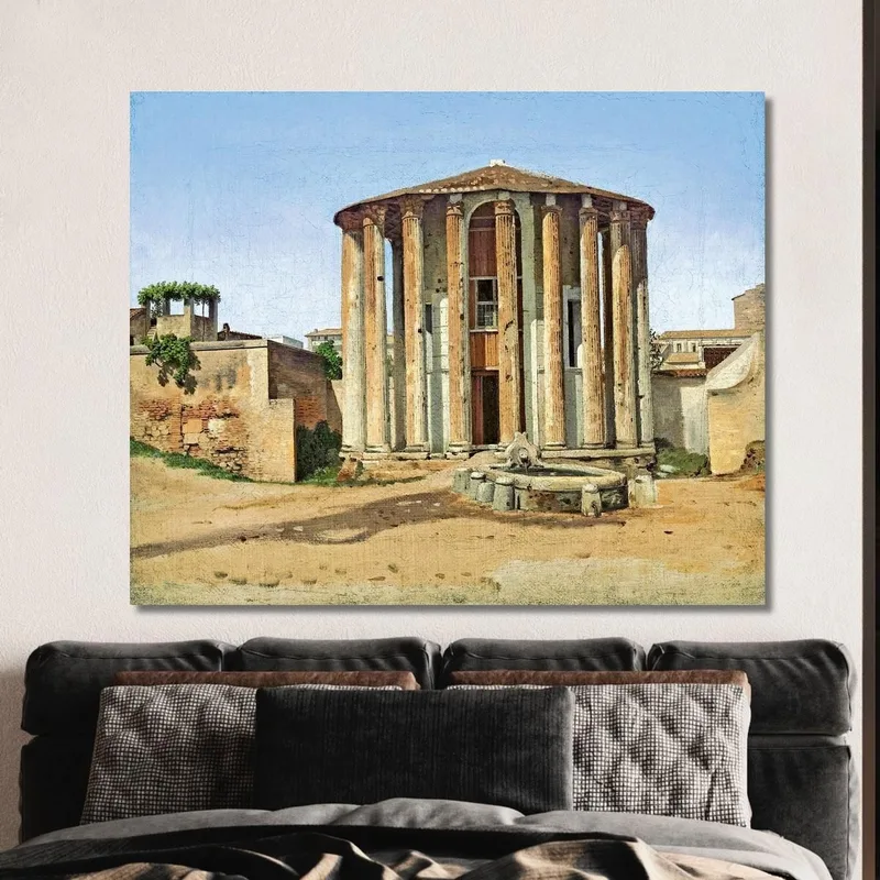 Templo De Vesta En Roma Christoffer Wilhelm Eckersberg