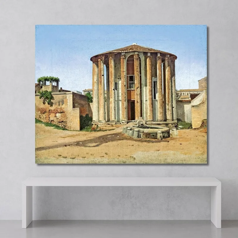 Templo De Vesta En Roma Christoffer Wilhelm Eckersberg
