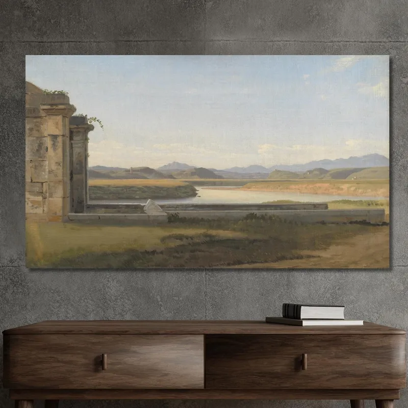 View From The Fontana Acetosa Rome Christoffer Wilhelm Eckersberg