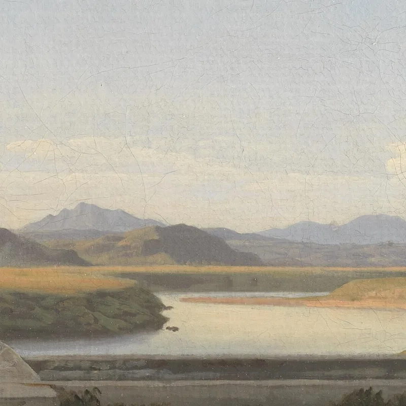 View From The Fontana Acetosa Rome Christoffer Wilhelm Eckersberg