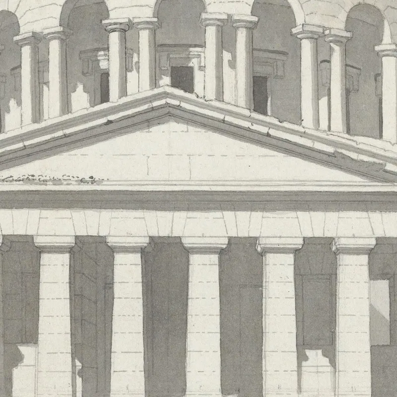 View Of The Barrière De La Villette In Paris Christoffer Wilhelm Eckersberg