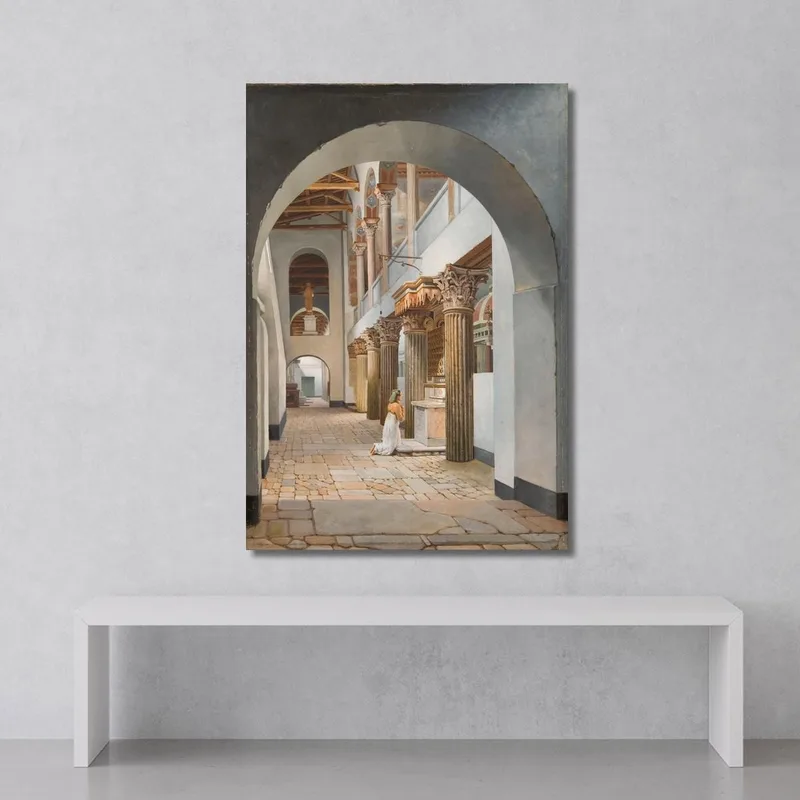 Vue De L'Église San Lorenzo Fuori Le Mura Christoffer Wilhelm Eckersberg