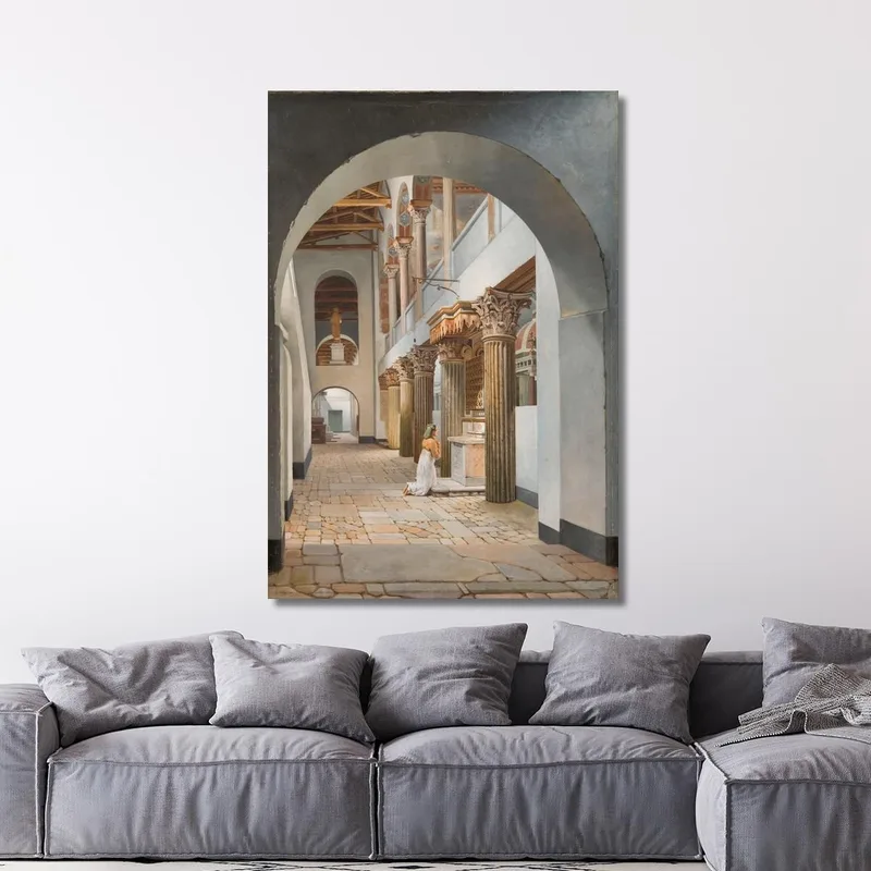 Vue De L'Église San Lorenzo Fuori Le Mura Christoffer Wilhelm Eckersberg