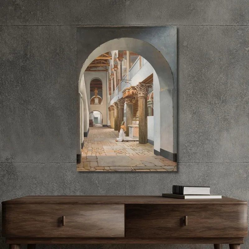 Vue De L'Église San Lorenzo Fuori Le Mura Christoffer Wilhelm Eckersberg