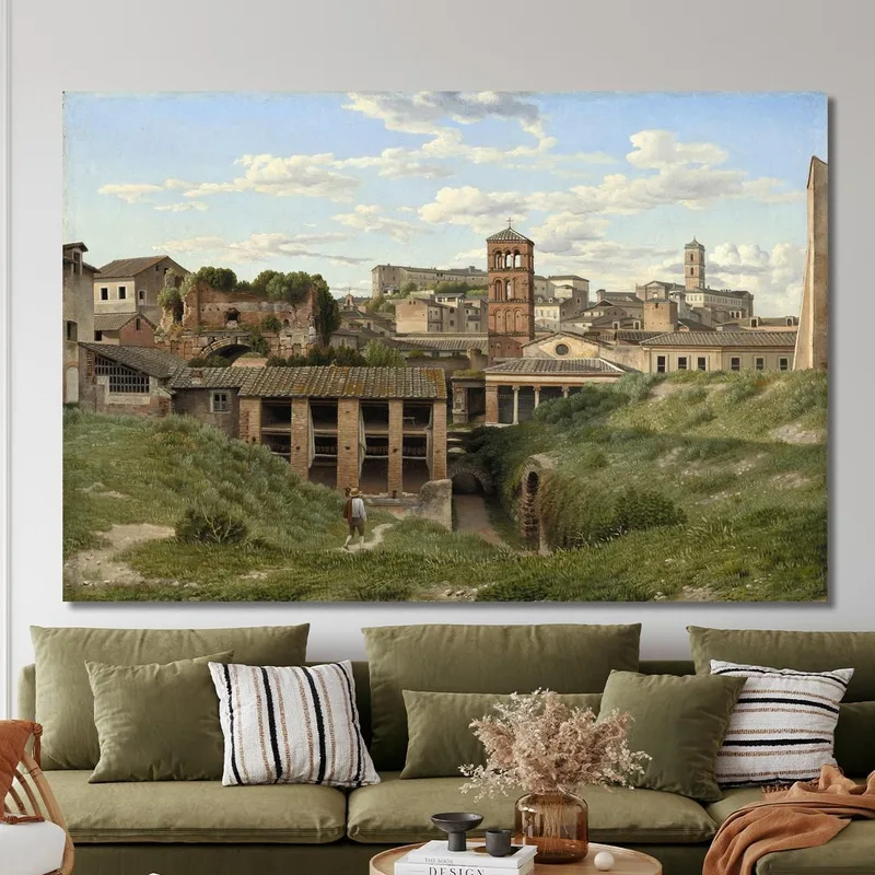 Vista De La Cloaca Máxima Roma Christoffer Wilhelm Eckersberg
