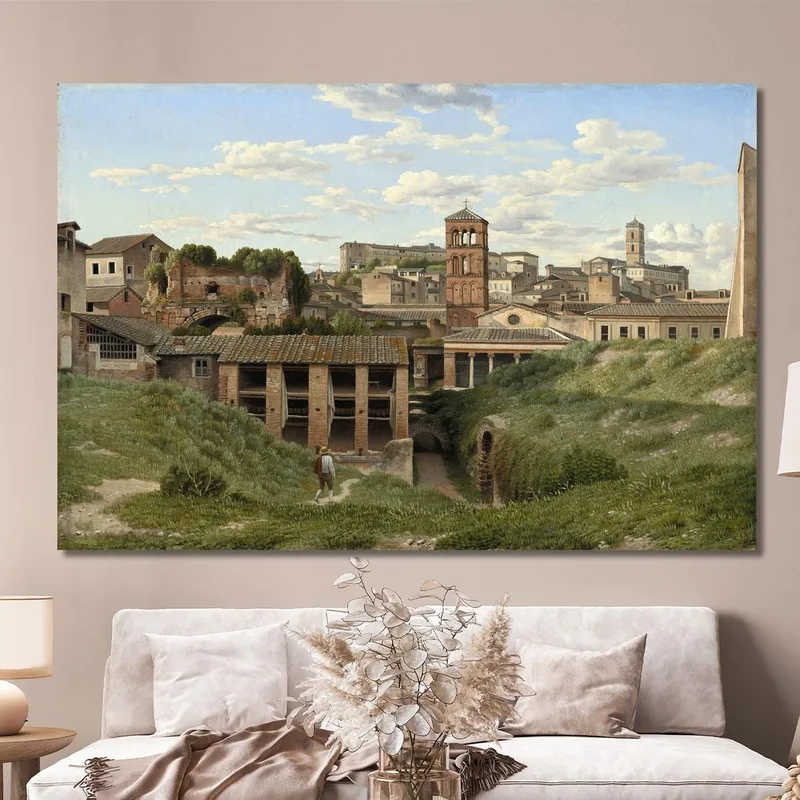 Vista De La Cloaca Máxima Roma Christoffer Wilhelm Eckersberg