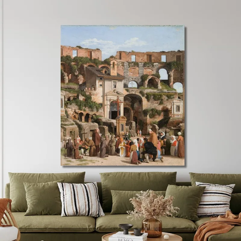 Veduta Dell'Interno Del Colosseo 2 Christoffer Wilhelm Eckersberg